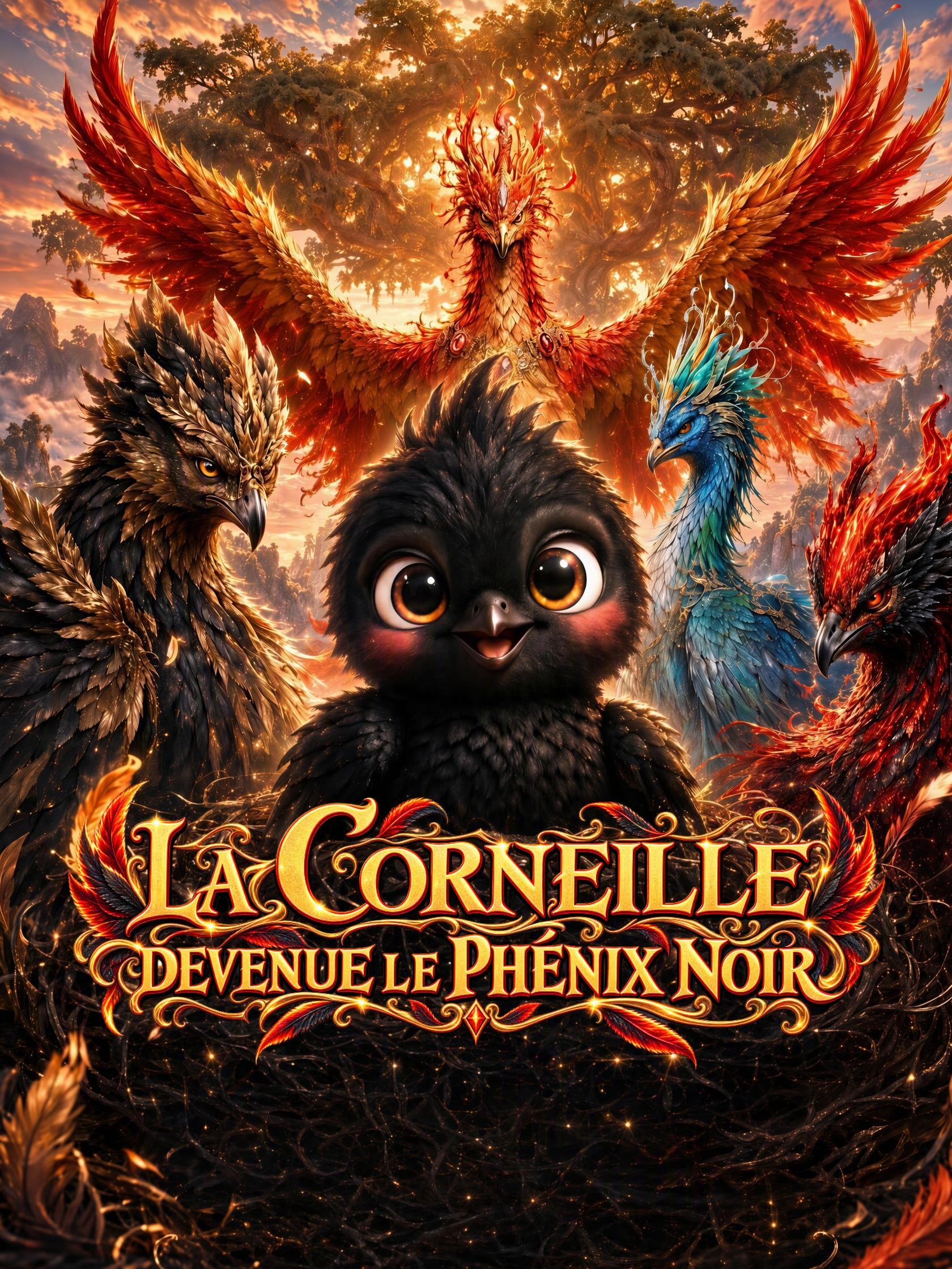 LA CORNEILLE DEVENUE LE PHÉNIX NOIR